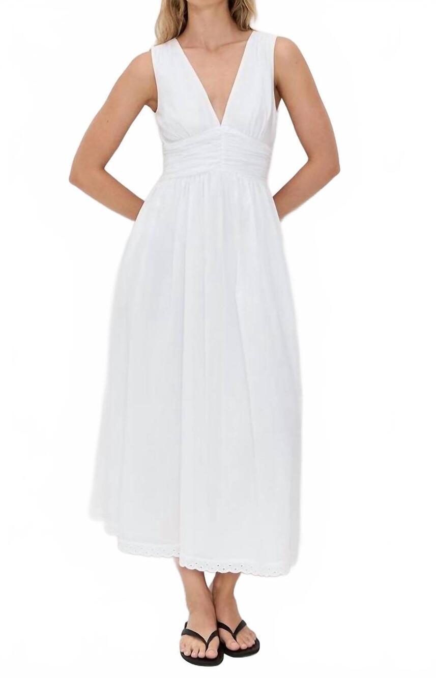 NEW FAVORITE DAUGHTER for your eyes only dress in white